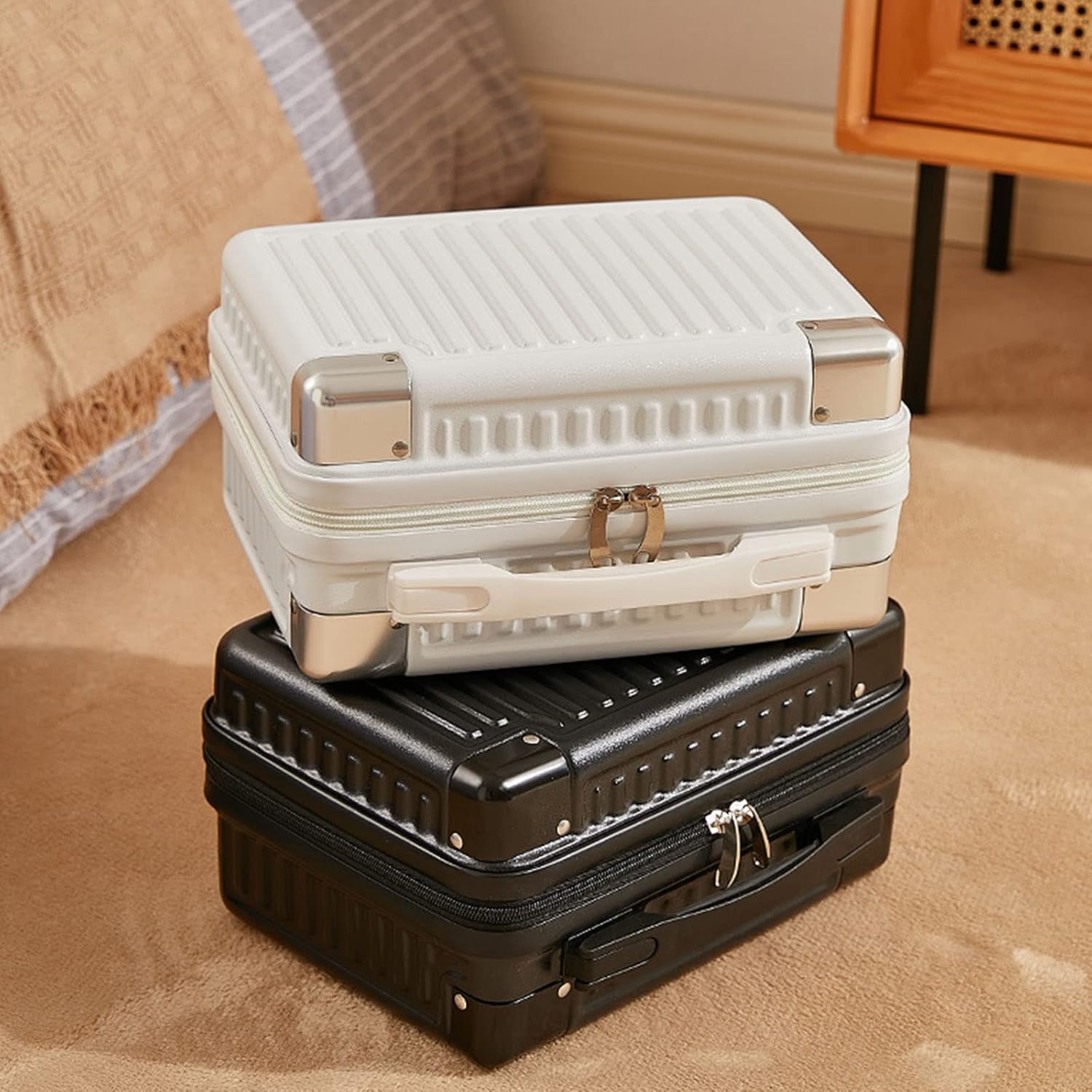 14inch Multifunctional Cosmetic for Case Travel Hand Luggage Carrying Makeup Bag