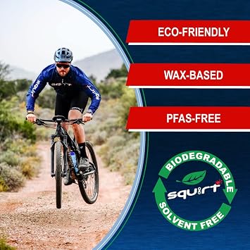 Squirt Chain Lube for Bikes 500ml & Bike Cleaner 30ml Super Concentrate Sachets (Pack of 10) Bundle - All Weather Bike Chain Lube - Bike Chain Cleaner