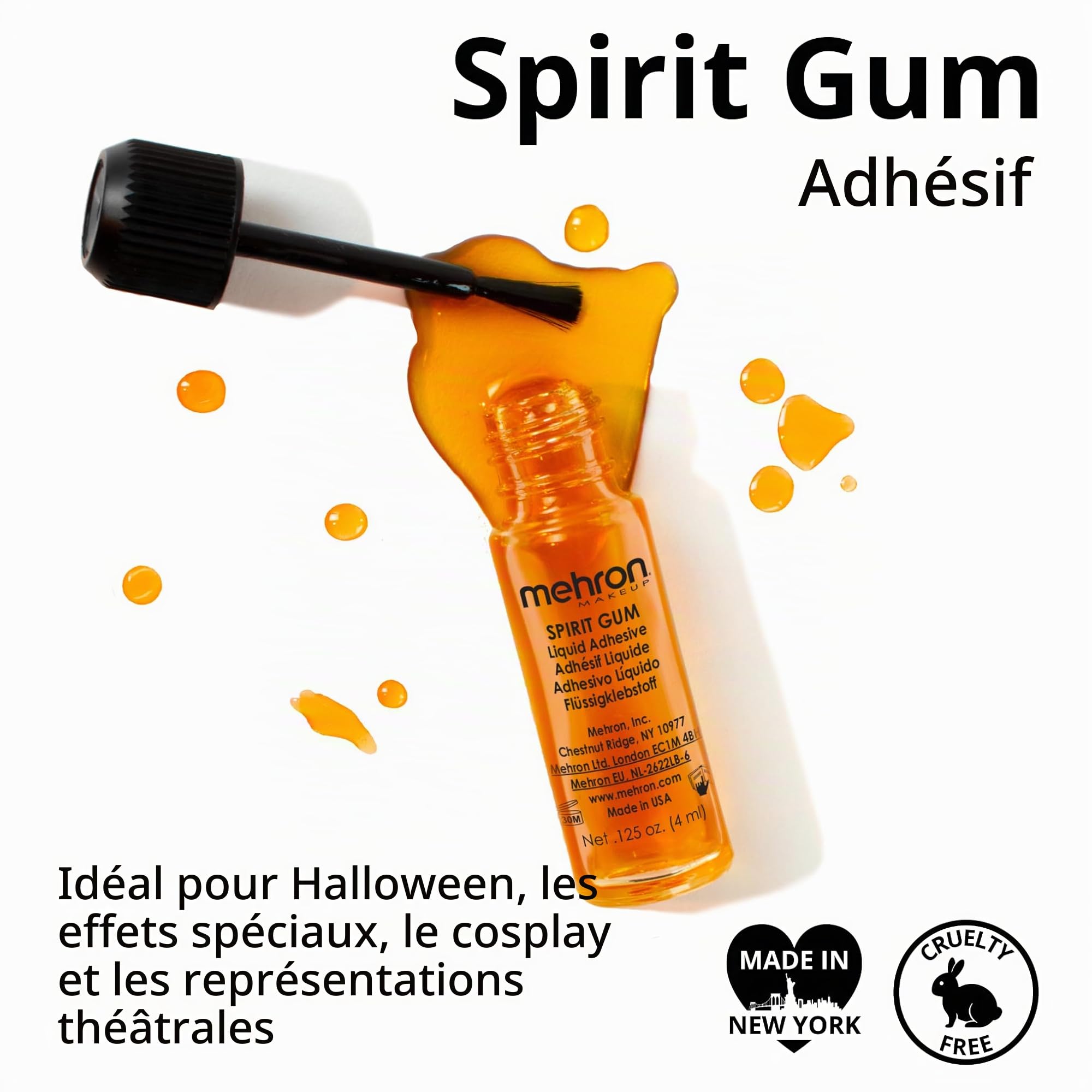 Mehron make-up Spirit Gum avec Remover (4/30 ml)