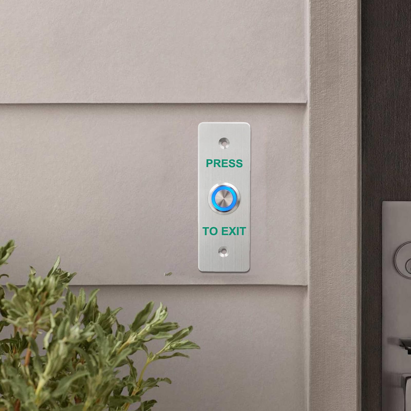 Pulsante rotondo impermeabile per campanelli in acciaio inox, facile da installare, ideale per principianti e proprietari di case e bambini