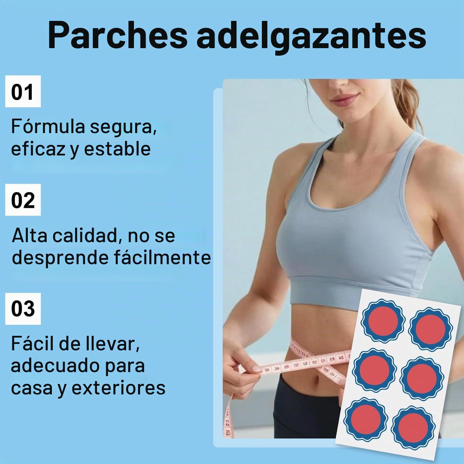 90 Piezas Parches Adelgazantes Moringa y Berberina, Slim Patch, Parche de Ombligo para Abdomen y Cintura