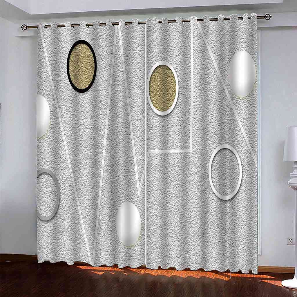 Rideaux occultants 3D GXLOGAA isolant thermique gris pour chambre enfant 140x160 cm