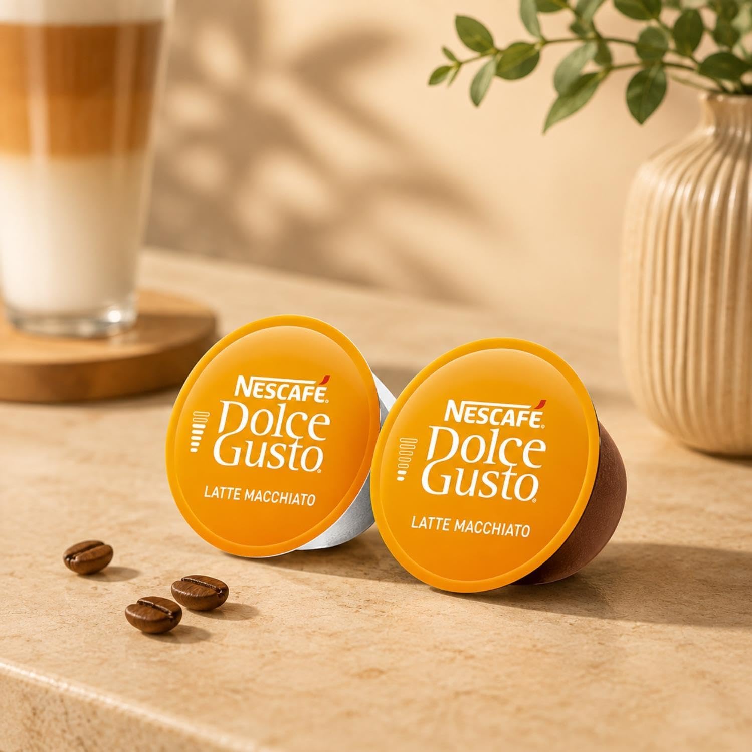 Nescafe Dolce Gusto Latte Macchiato (3 Stück Packung), 3x16 Kaffee Kapseln