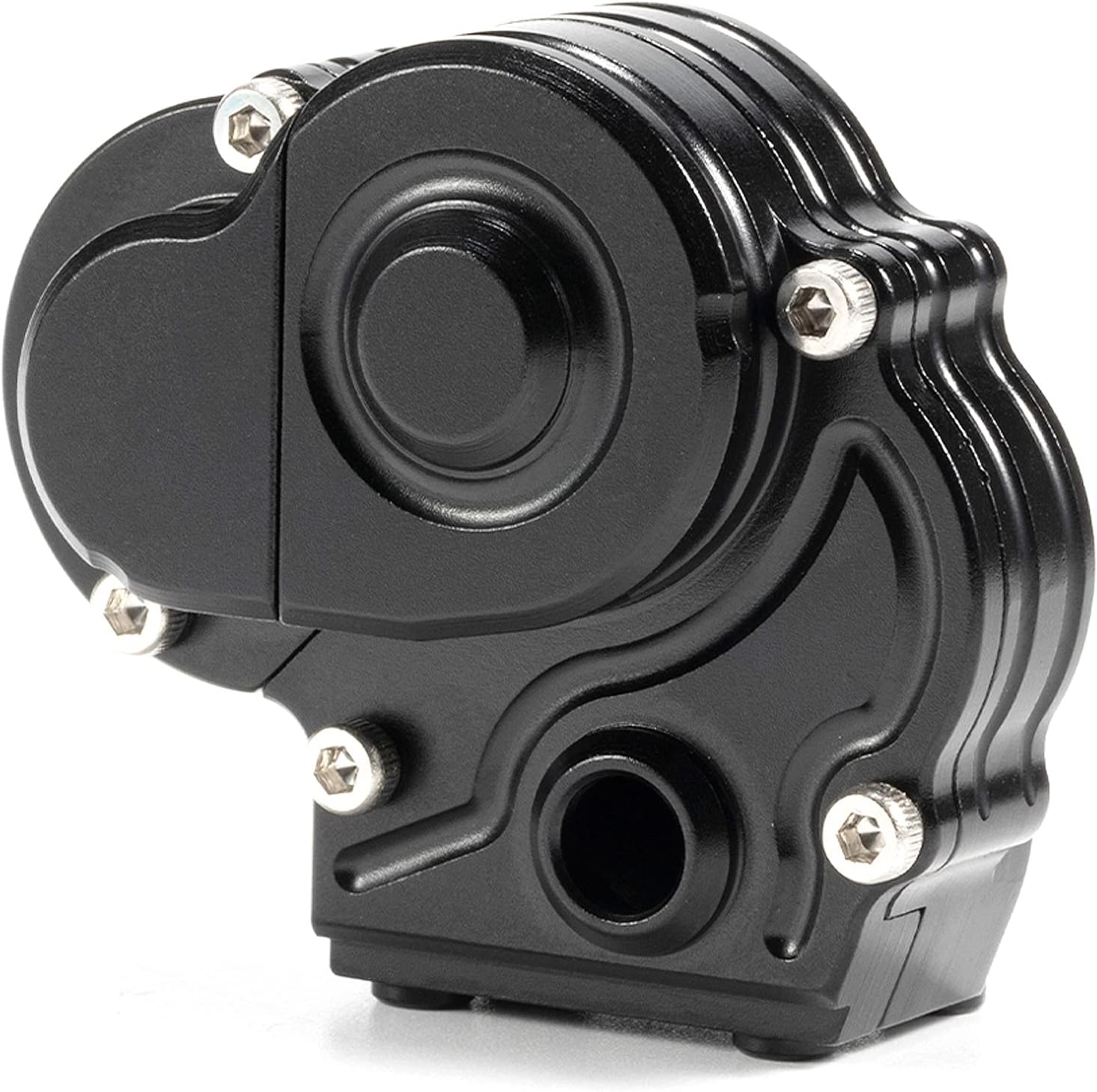 RC Car Gearbox for Axial RC Crawler 1/18 UTB18 Capra Unlimited Trail Buggy RTR Upgrade Part Transmission Case (Silver Gearbox)