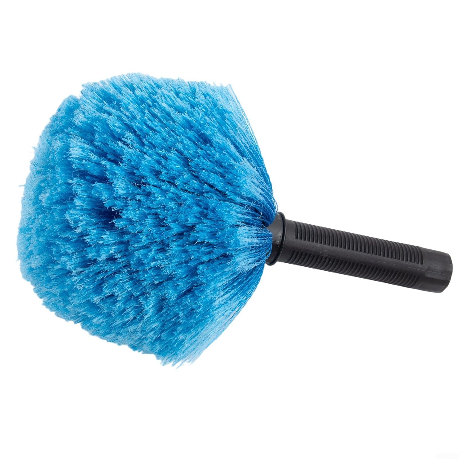 Cepillo telescópico de acero inoxidable para polvo de techo, mango ajustable de 0,9 a 3 m, cabeza de 35,6 cm de ancho, ideal para quitar el polvo de telarañas, limpieza al aire libre (A)