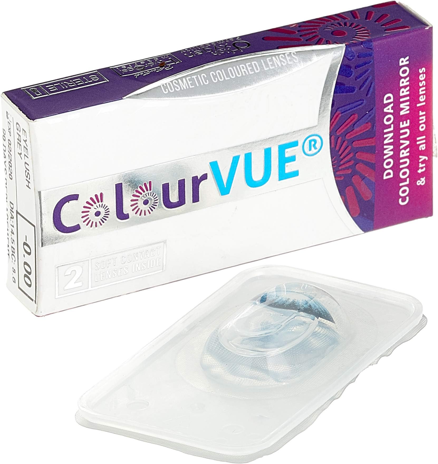 ColourVUE Bigeyes Dolly Black Powerless-2 lens Pack