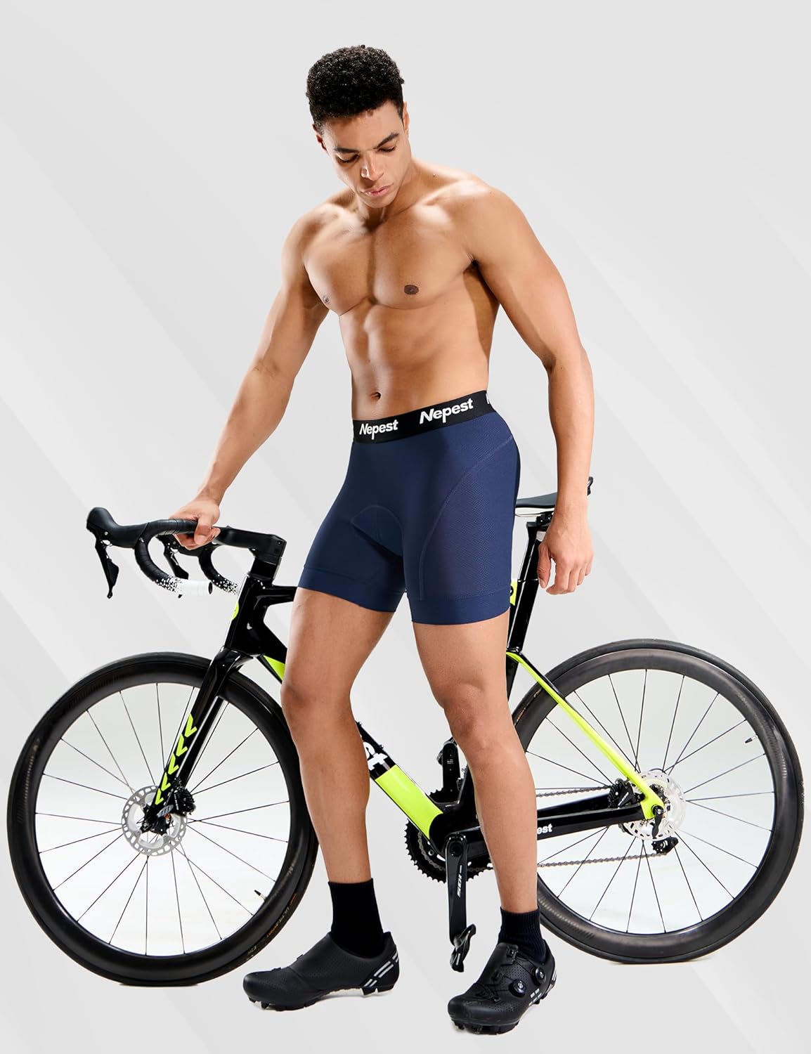 Nepest Mens Cycling Underwear 4D Padded Bike Shorts MTB Liner Mountain Bicycle Tights for Riding - Image 7