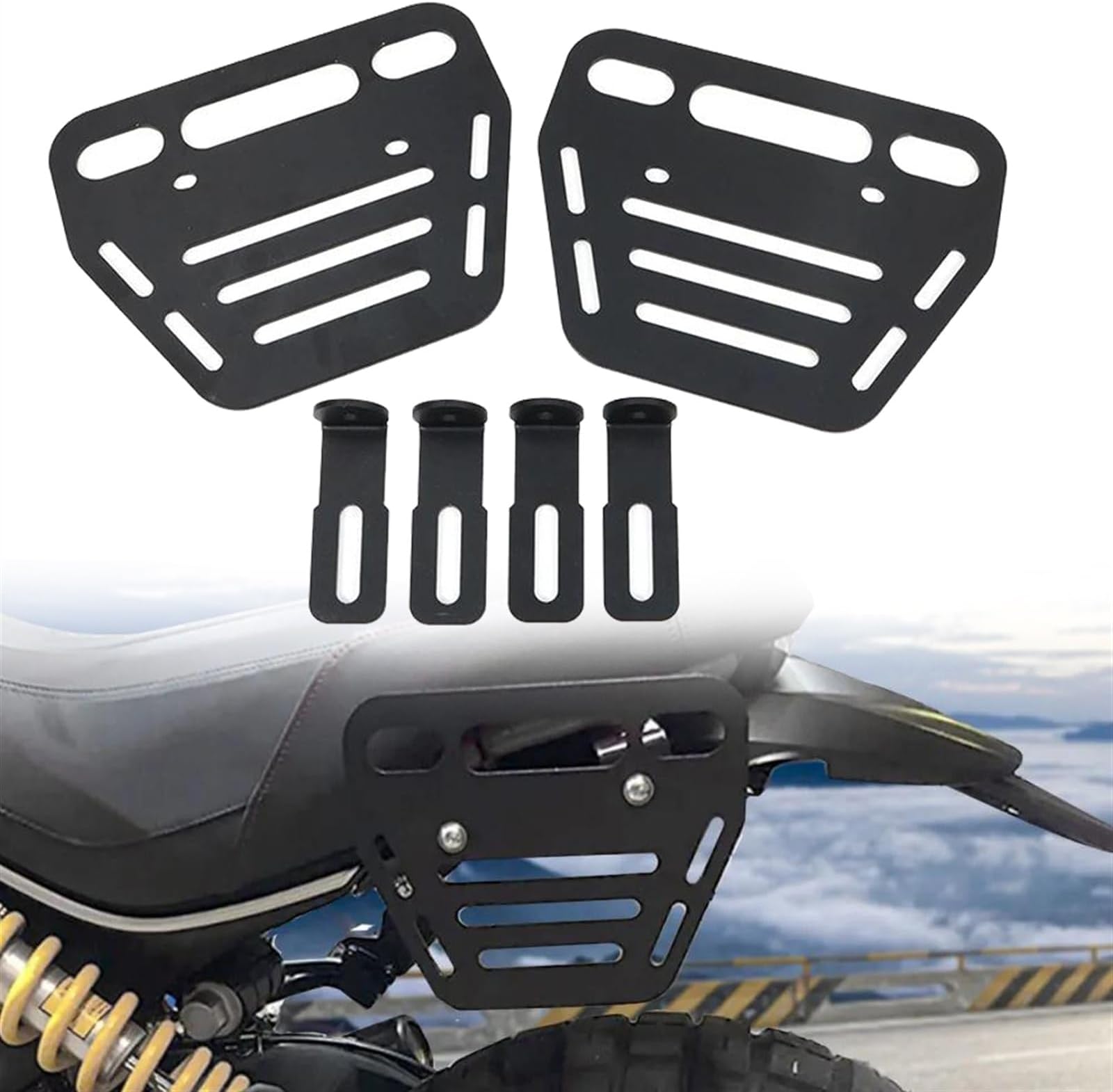 Saddlebag Support Racks For Ducati Scrambler 620/800 Desert Sled 2017 2018 2019 2020 2021 Motorcycle Pannier Side Carrier