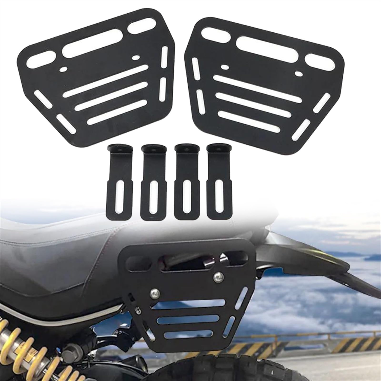 Saddlebag Support Racks For Ducati Scrambler 620/800 Desert Sled 2017 2018 2019 2020 2021 Motorcycle Pannier Side Carrier