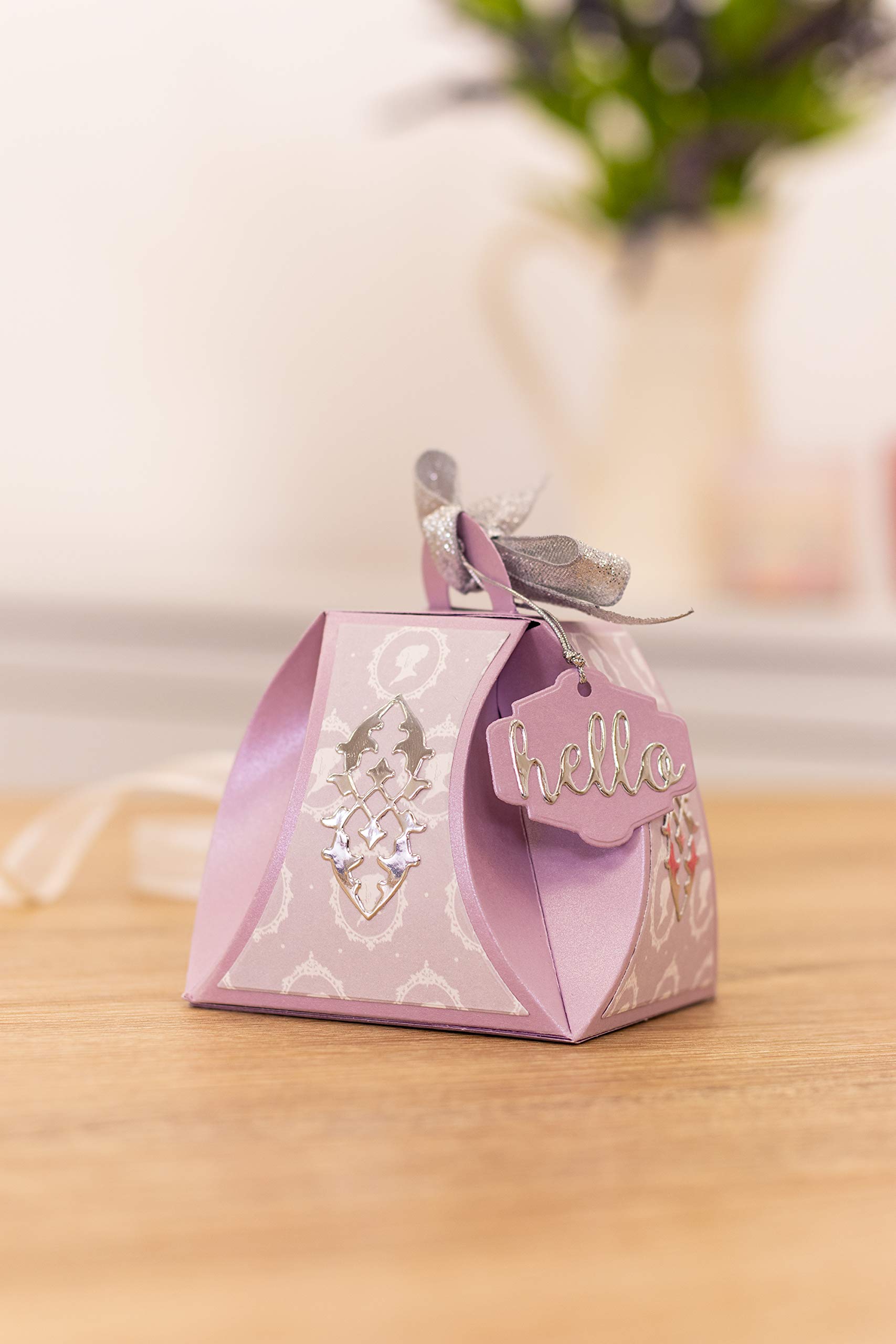 Crafter's Companion Gemini Elements - Set di fustelle in schiuma a forma di pigna, colore argento, taglia unica