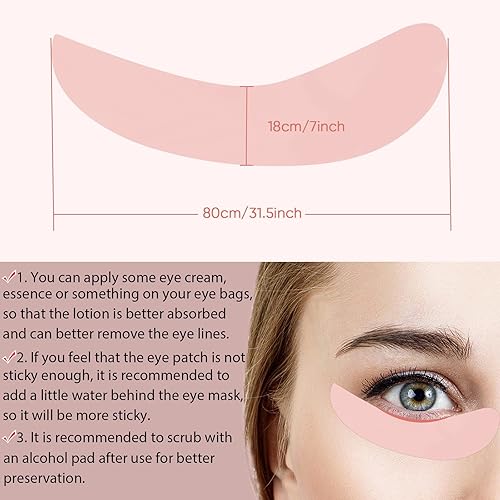 Miniatura 3 de Libeauty Almohadillas reutilizables para extensión de pestañas, 3 pares de almohadillas de silicona de gel para levantar pestañas, kit de parches