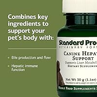 Vista 4 de Standard Process Canine Hepatic Support - Fórmula de bienestar para perros para ayudar a la salud del hígado - Función inmune hepática y suplemento