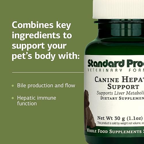 Miniatura 4 de Standard Process Canine Hepatic Support - Fórmula de bienestar para perros para ayudar a la salud del hígado - Función inmune hepática y suplemento