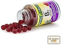 Vista 5 de Spring Valley Suplemento dietético de vitamina B12 Jelly Beans, 5,000 mcg, 120 unidades (paquete de 01) + adhesivo Me Gustas