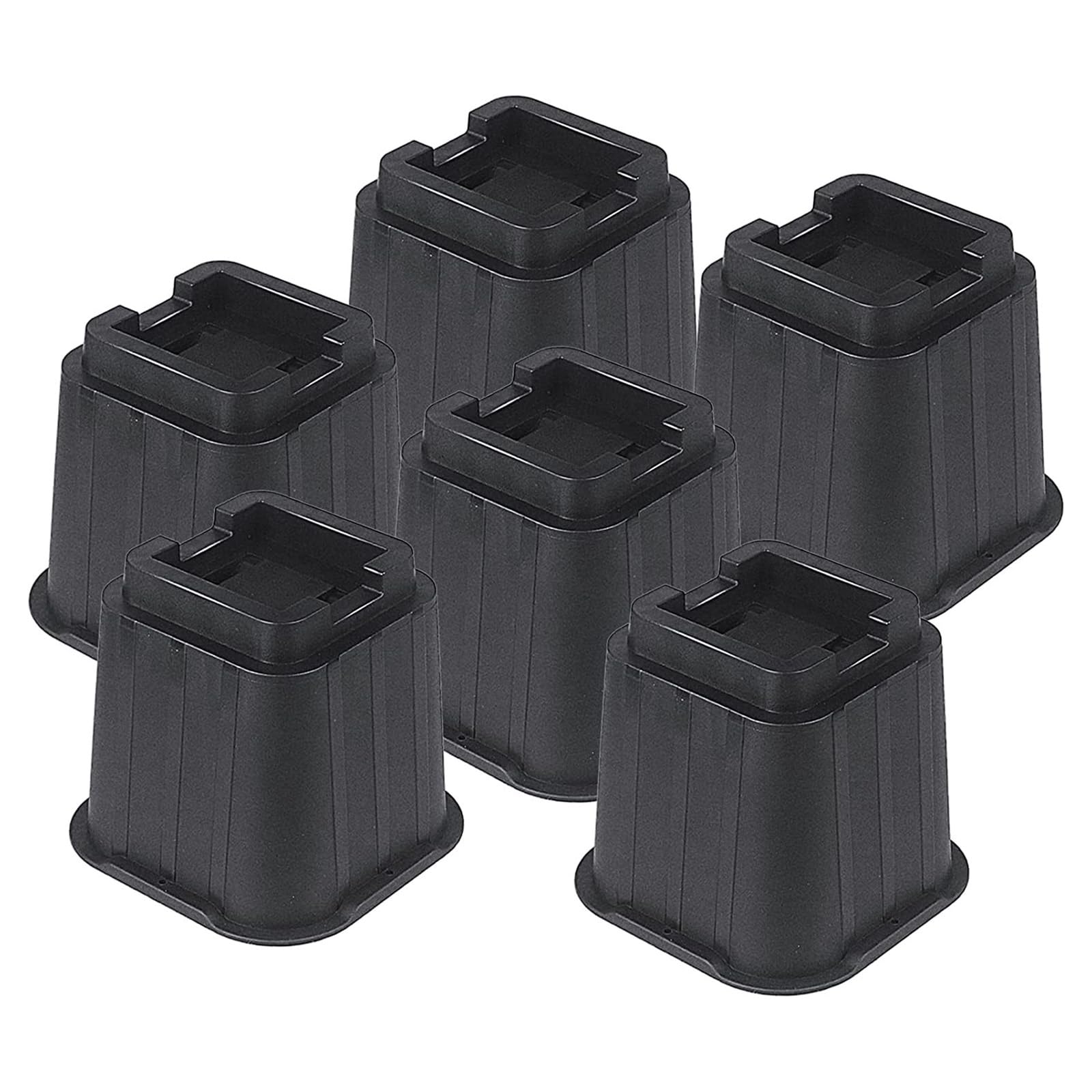 Elevadores de patas ajustables para muebles, antideslizantes, montaje rápido para cama, sofá, mesa, sillas, fácil de limpiar