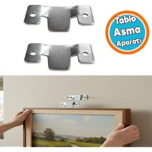 1  ift Gizli Tablo Asma Ask s  Metal G l  Ta ma Kapasiteli Duvar Tipi  er eve Ask  Aparat