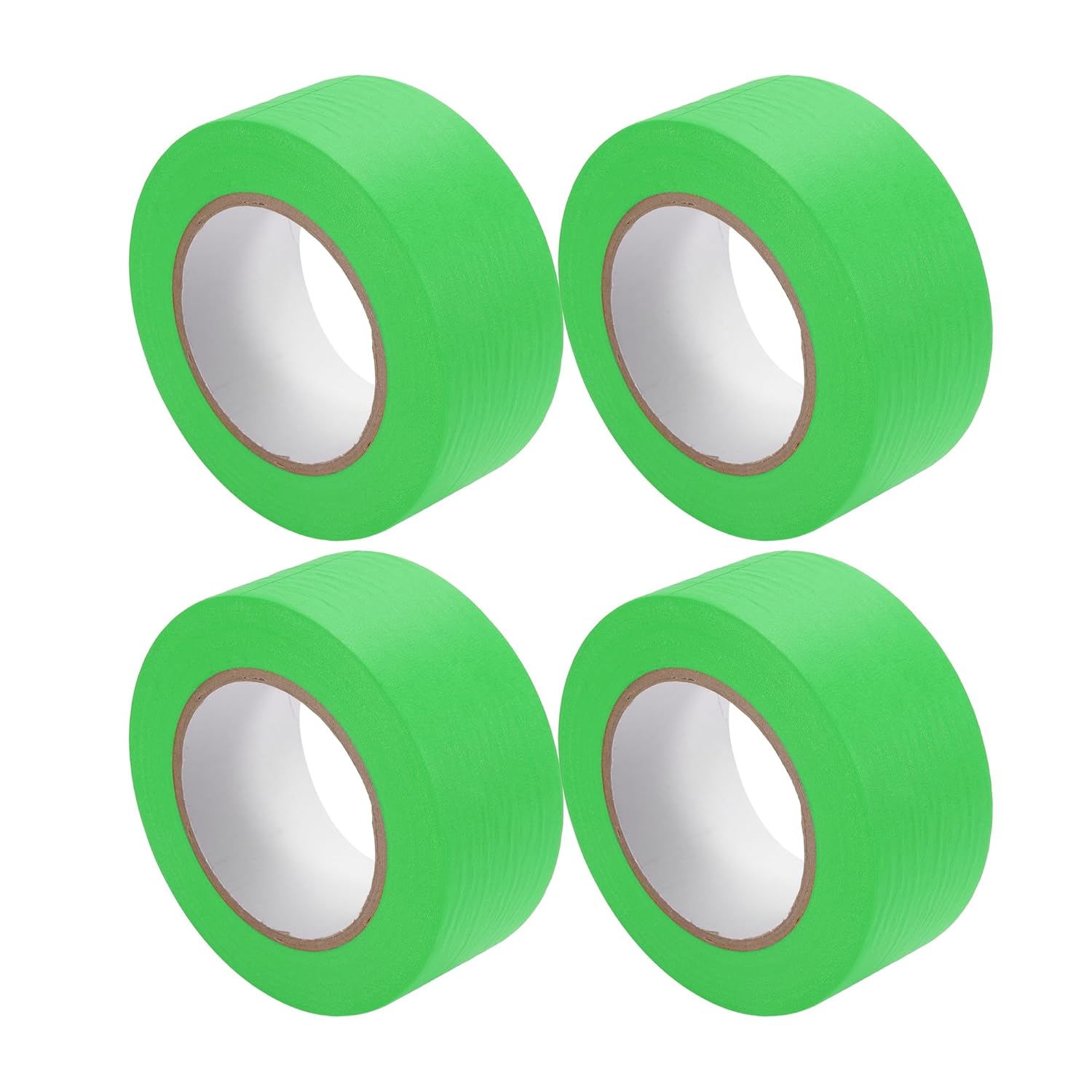 Masking Tape, 2 Inches x 60.1 Yards DIY Car Auto Paint Painters Tape Green, 4 Pcs