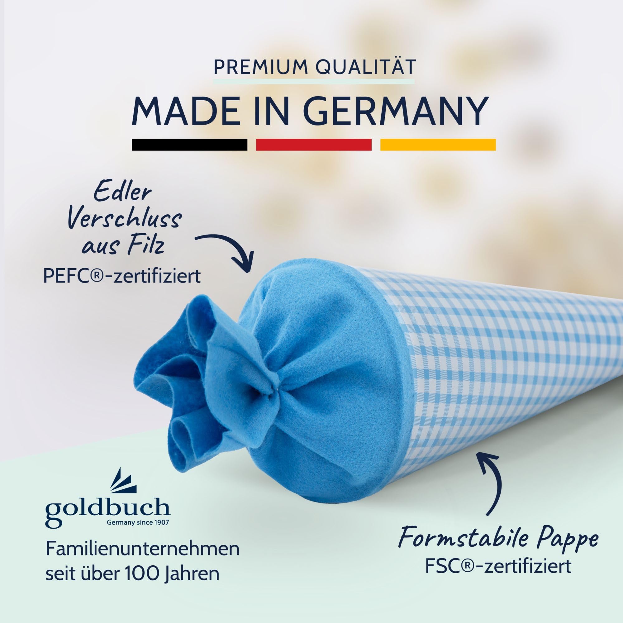 Goldbuch Sacchetto Regalo per Sorelle 35 cm Feltro