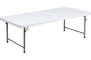 Flash Furniture Paige 4.93' Kids Party Table for School and Home, White