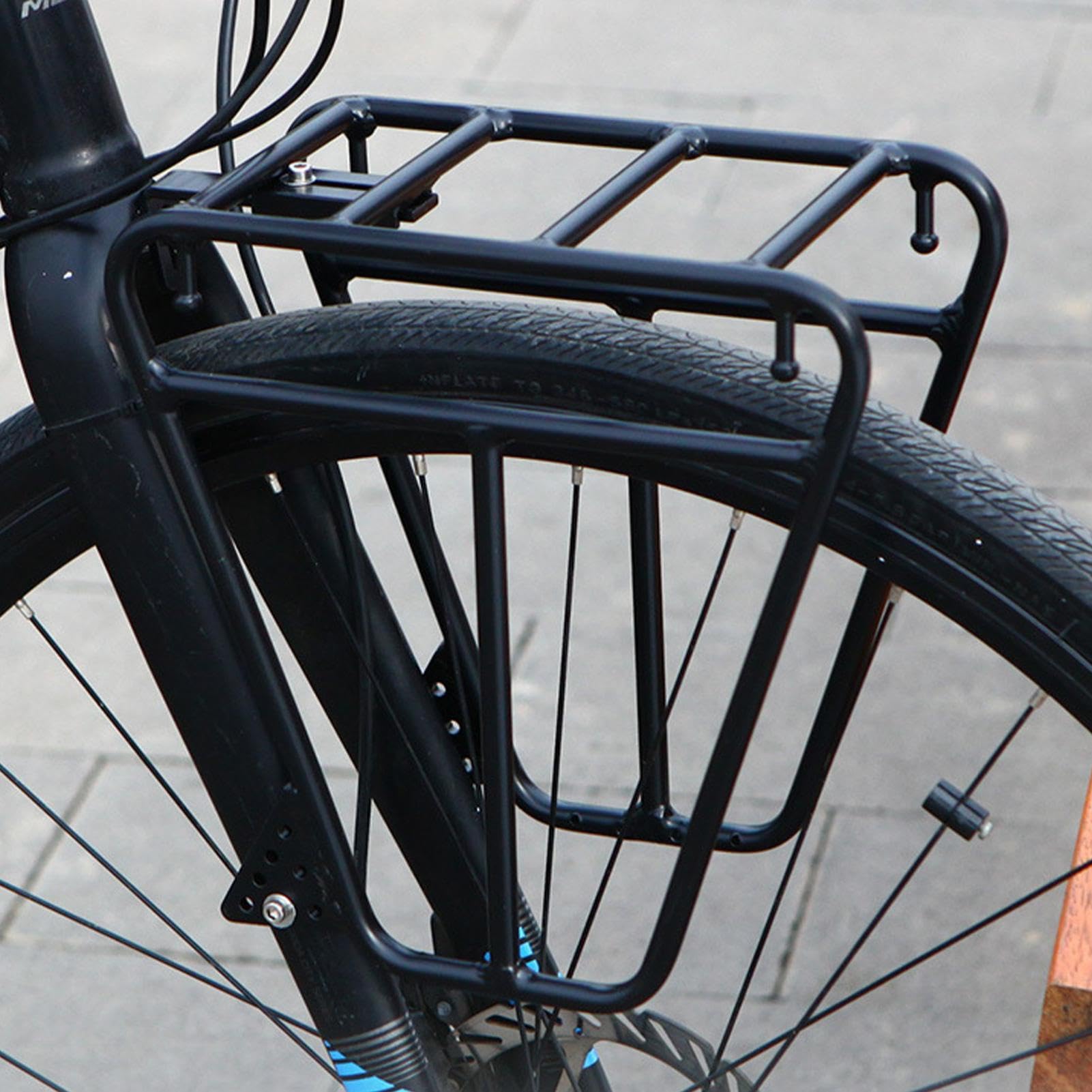 Porte-bagages de vélo - Support de fourche en d'aluminium | Porte-bagages de vélo