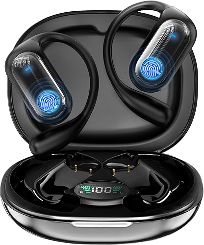 MOZC AI Translation Earbuds Real Time with 188 Languages,50H Playtime Open Ear H