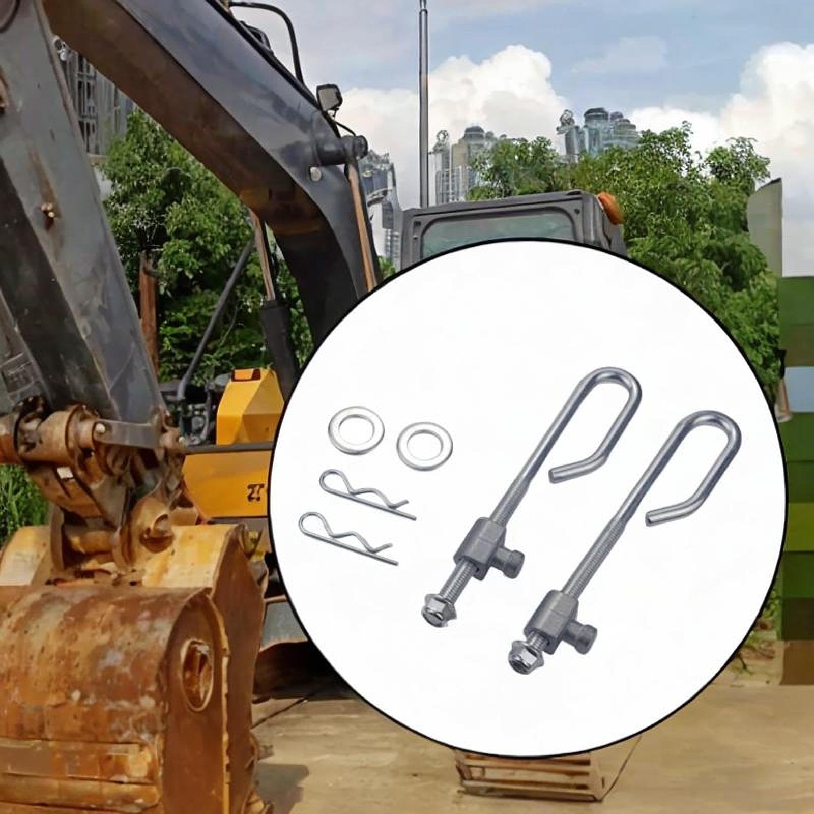 Kit de 2 Tiges de pour Le Relevage du Plateau de Coupe avec écrou de Blocage, Facile à Installer sur Les Tracteurs de Pelouse et Tondeuses