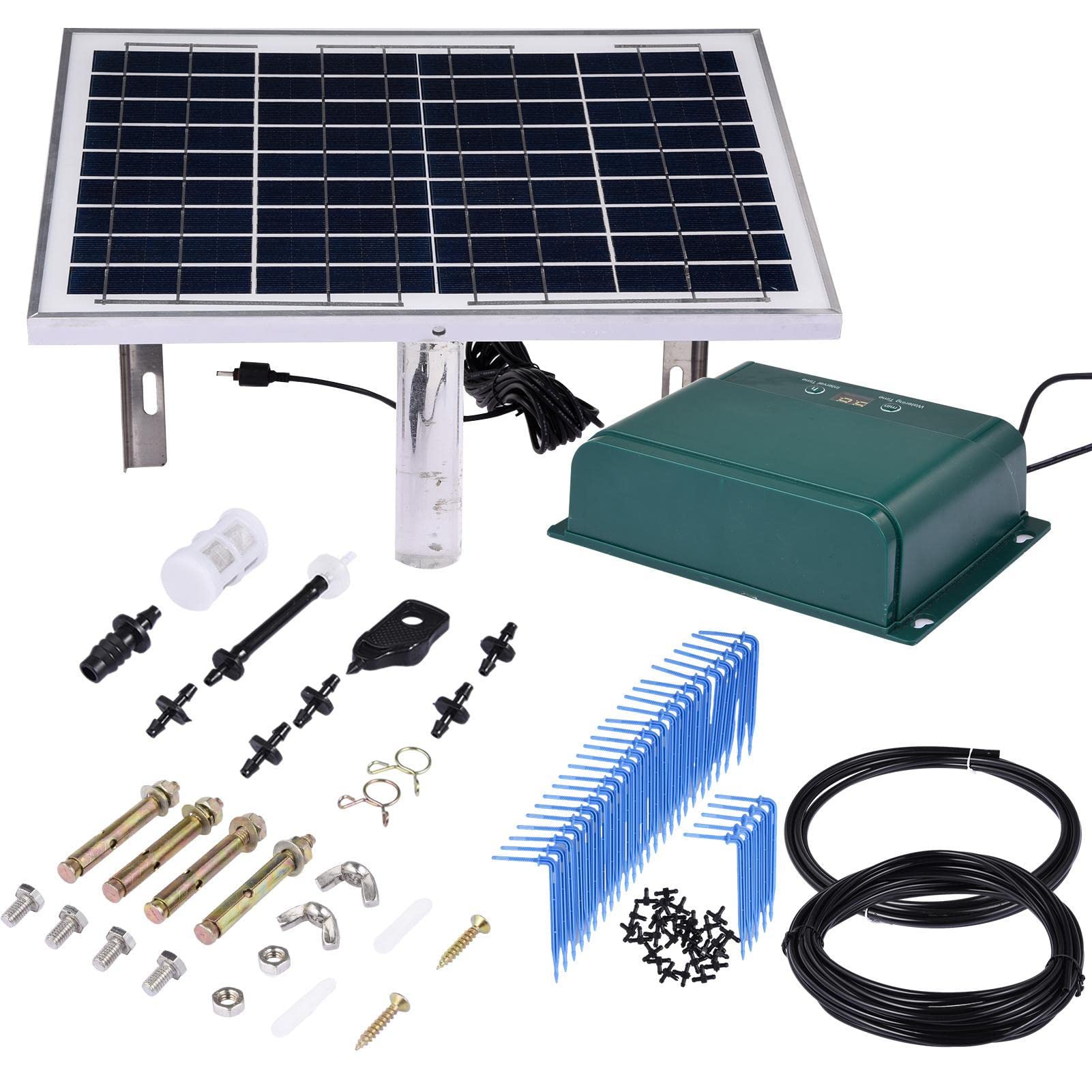 Automatic Garden Watering System Solar Powered Drip Irrigation System ...
