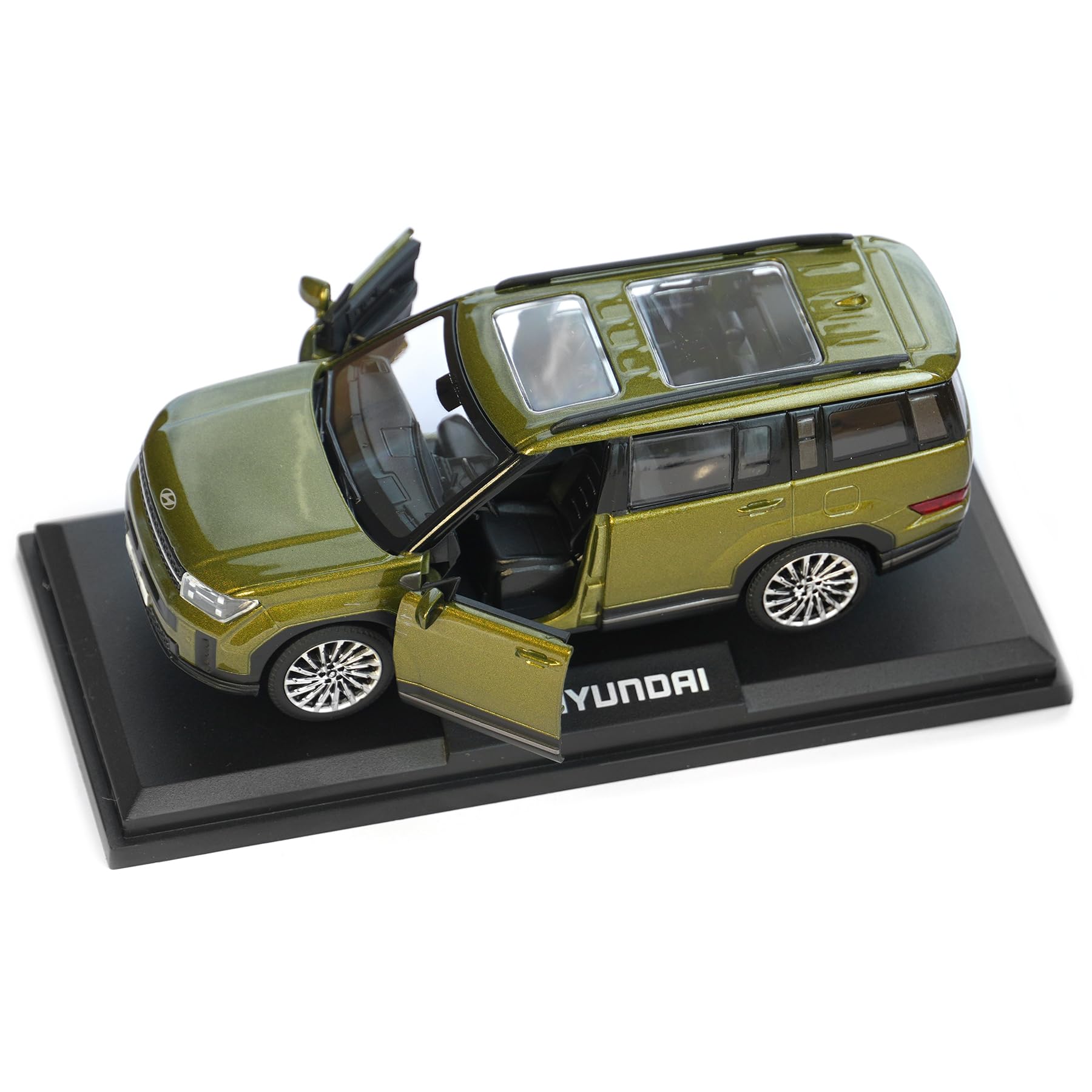 Hyundai P6G70AZ110GR Modellauto Santa FE Miniatur, Ocado-Green, Maßstab 1:38