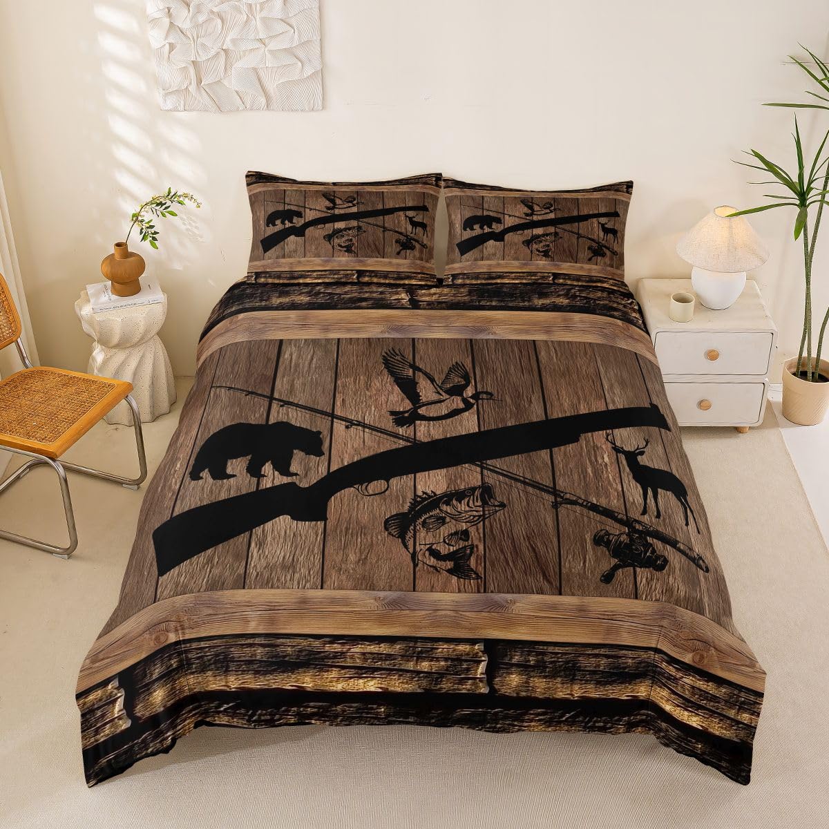 Chambre d'enfant terne ? Changez pour la housse de couette ours et canard