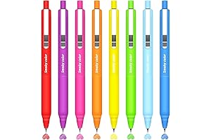Vitoler 8-Pack Exciting Bright Retractable Gel Pens