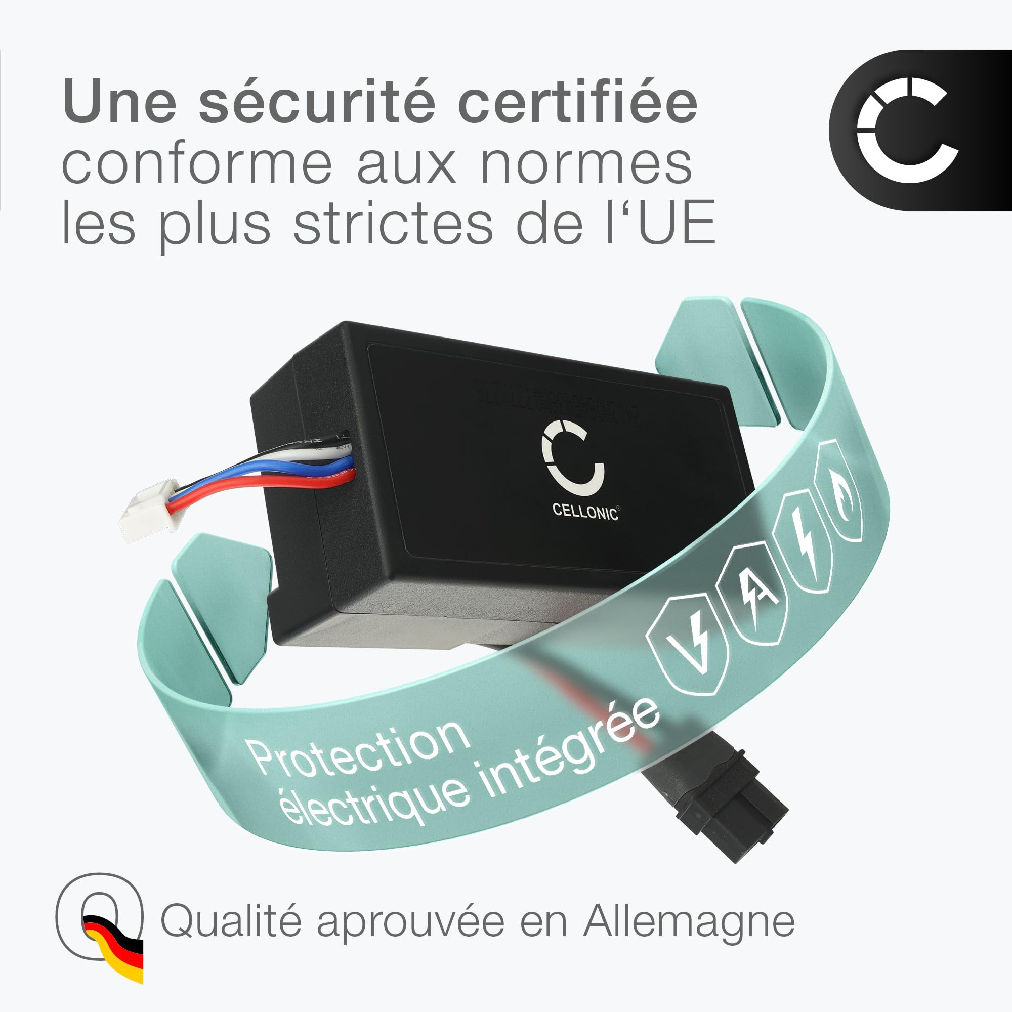 CELLONIC, Batterie pour Drone Compatible avec Parrot Disco (3400mAh, 11.1V)
