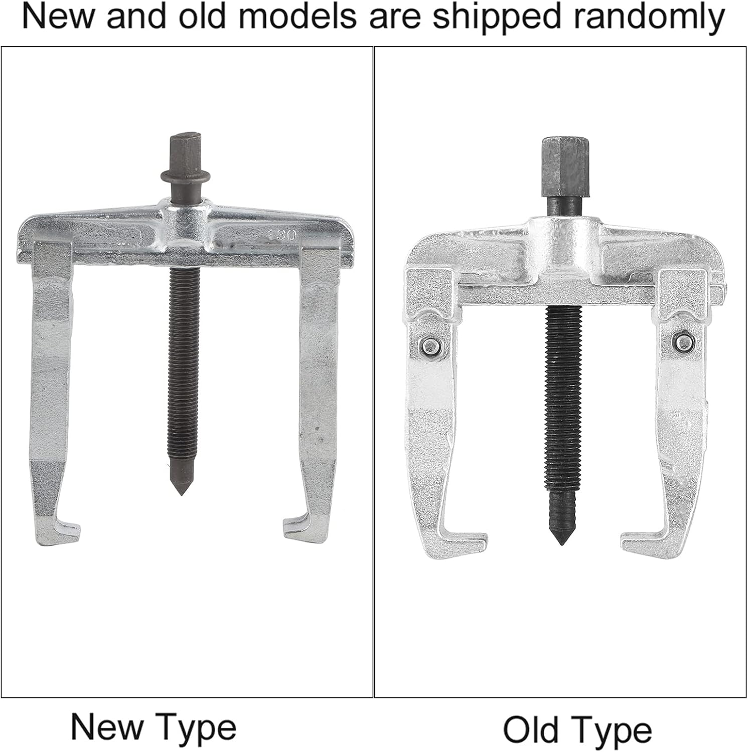 2 Jaw Puller, Gear and Bearing Remover Tool, Sliding Arm Design for Automotive and Machine Repair, Alloy Steel Construction with Multiple Sizes for Gears Hubs Bearings (200#)