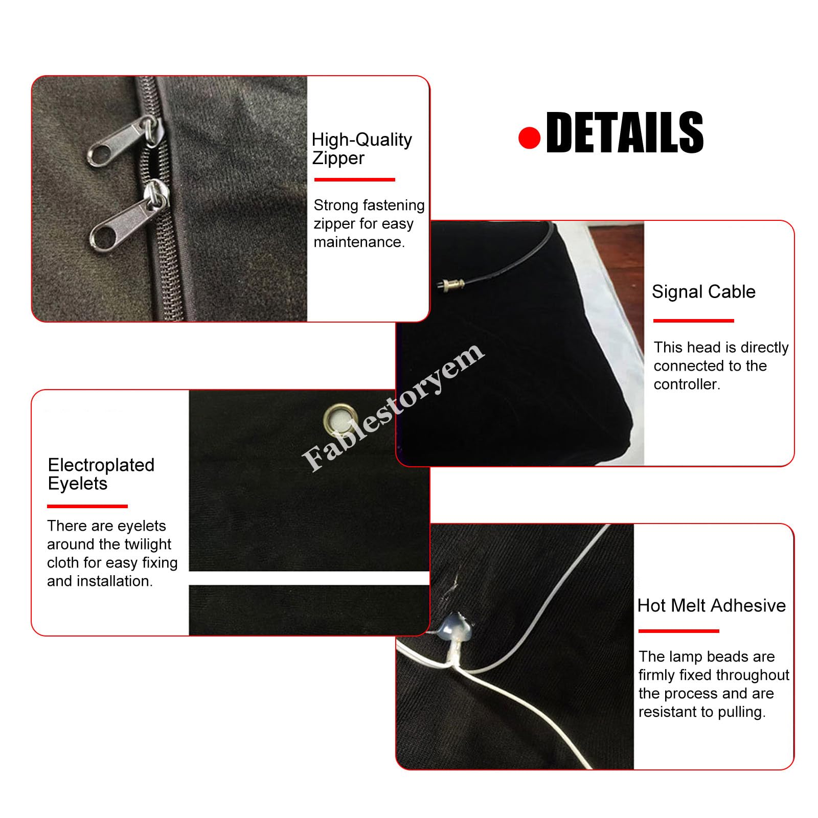 LED-Stern-Lichtvorhang-Hintergrund für Hochzeits- und DJ-Events, steuerbarer Stoffhintergrund, 3 x 4 m, Bühnendekoration für Partys und Clubs