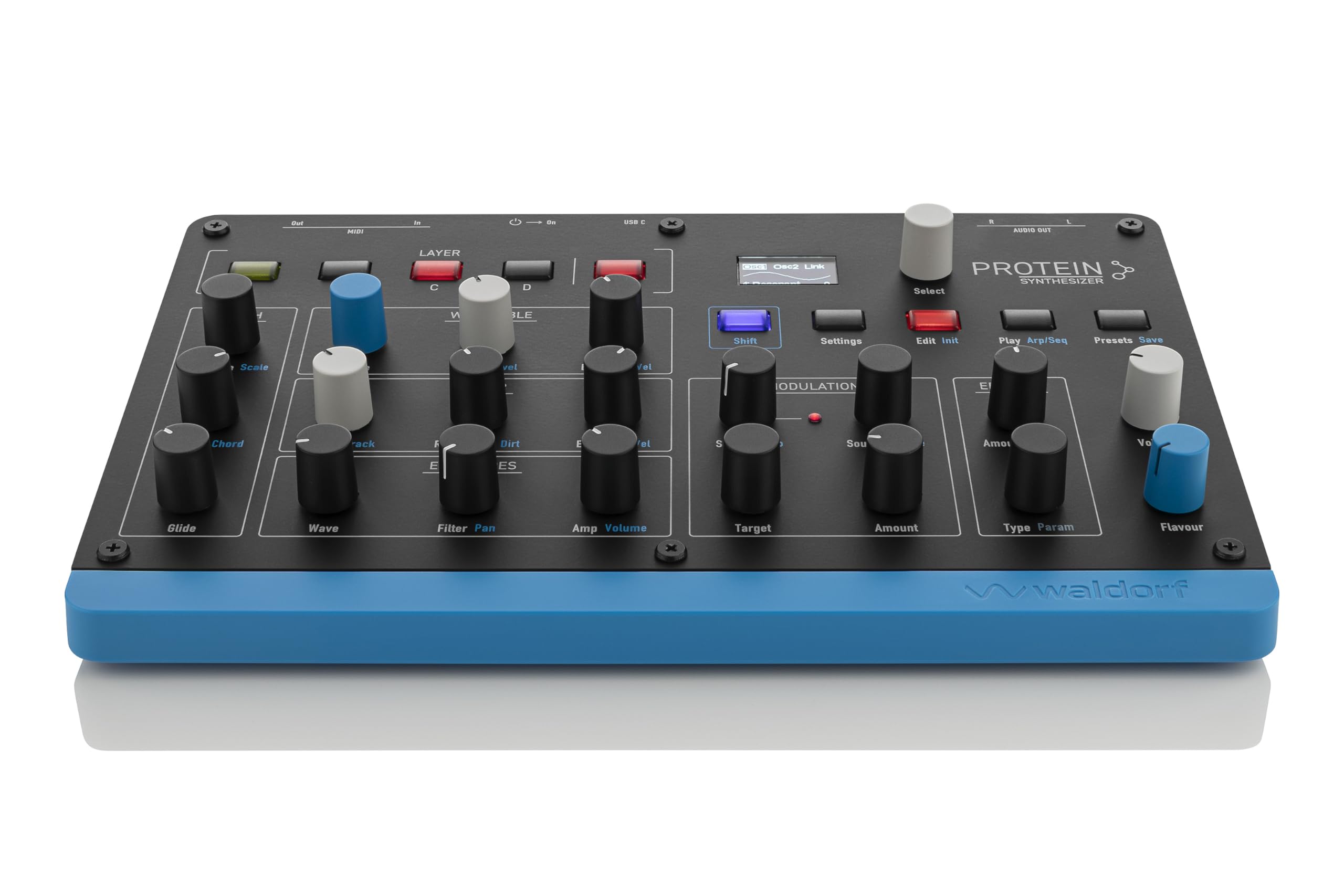 Amazon.com: Waldorf Protein - 8 Voice Wavetable Synth with ASIC