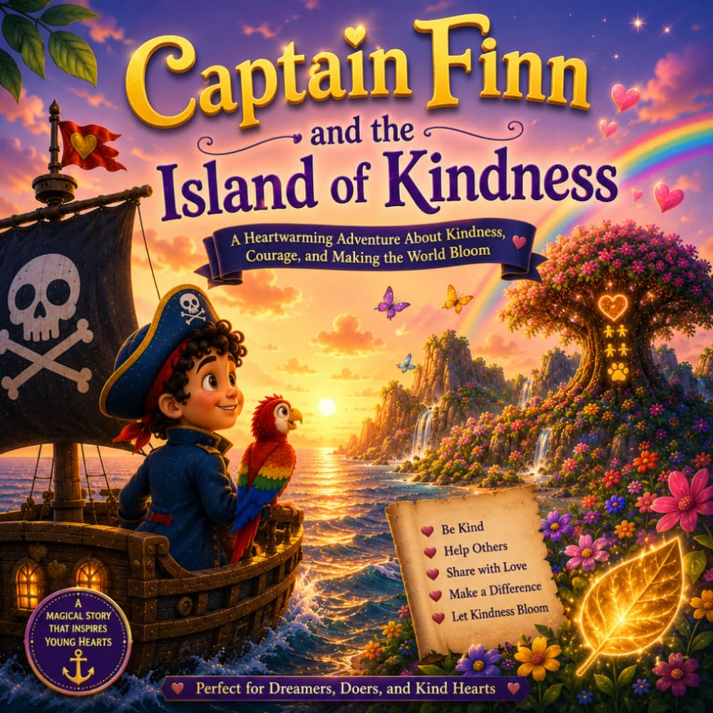 Captain Finn and the Island of Kindness: A Children's Picture Book About Kindness, Compassion, Friendship, and Helping Others