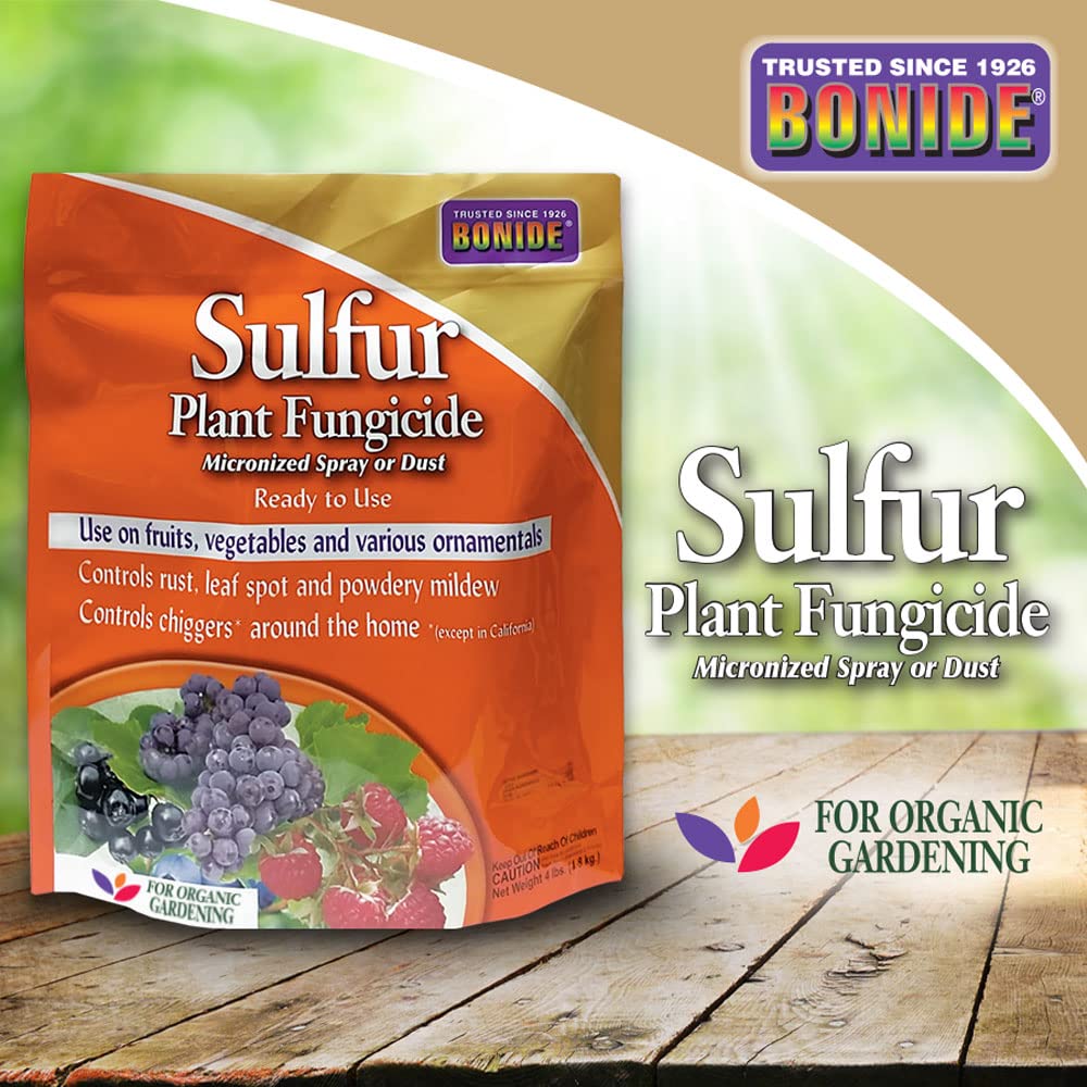 Bonide Sulfur Plant Fungicide Dust, 4 lbs Buy Online in South Africa