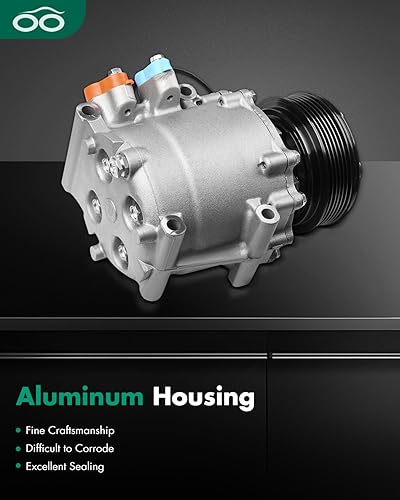 Miniatura 3 de SCITOO Compresor de CA de refrigeración rápida para Honda Civic 1.7L 2002-2005 38800PLMA021M2 38810PLMA12 638950 77613 1521923 1522071 DW77613