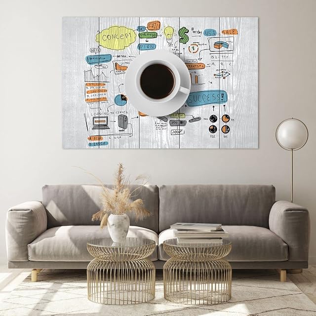 Foto 4 de 8 de Vidrio Decorativo 120x80cm Moderno Horizontal Cocina Tipografía - 2481