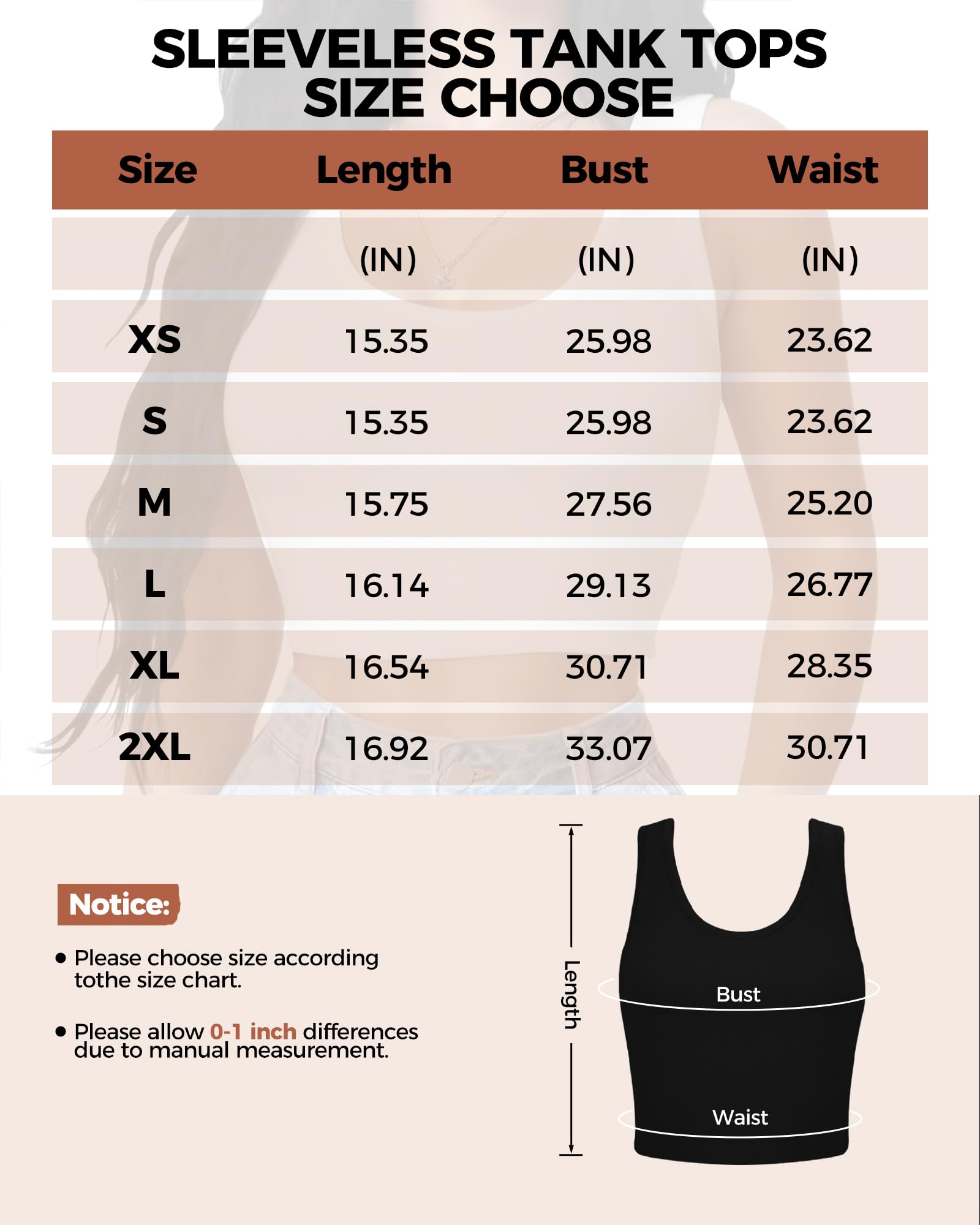 2-3 canottiere da donna, crop top senza maniche con scollo a U, crop top basic corto racerback per uscire magliette sportive atletiche, Nero e verde., XS