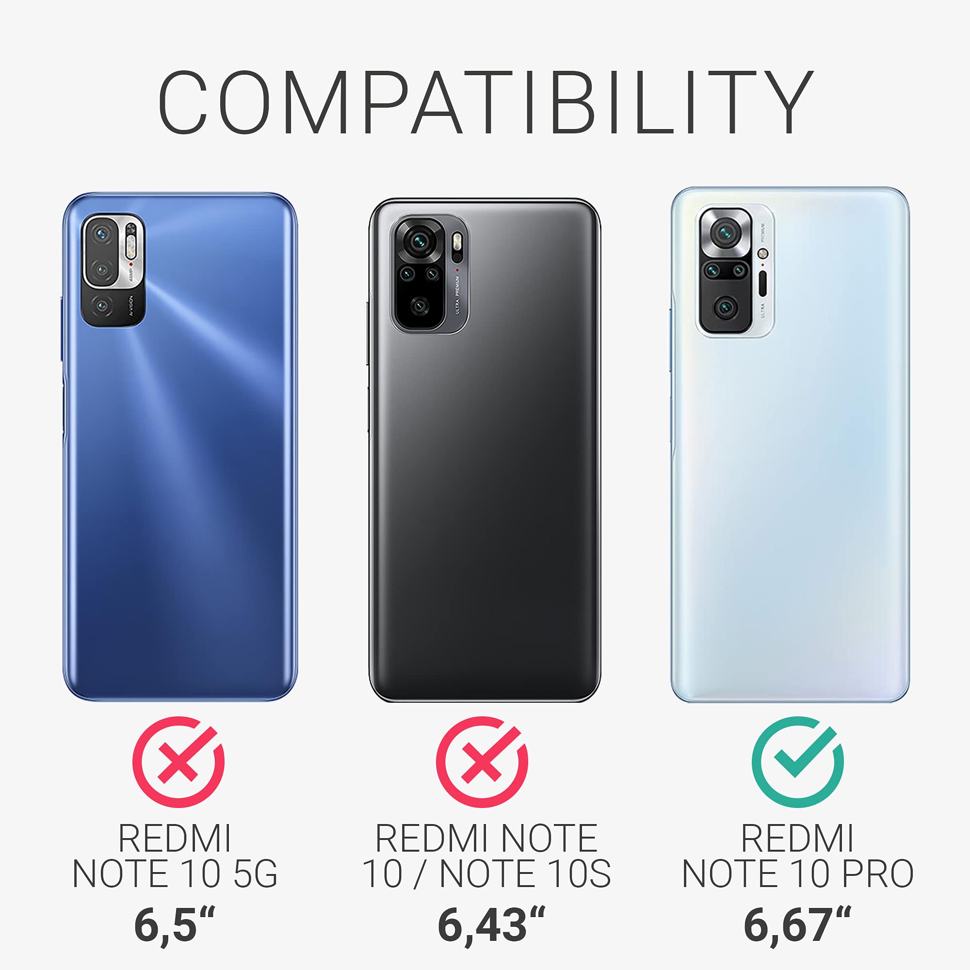 Amazon.com: kwmobile Clear Case Compatible with Xiaomi Redmi Note