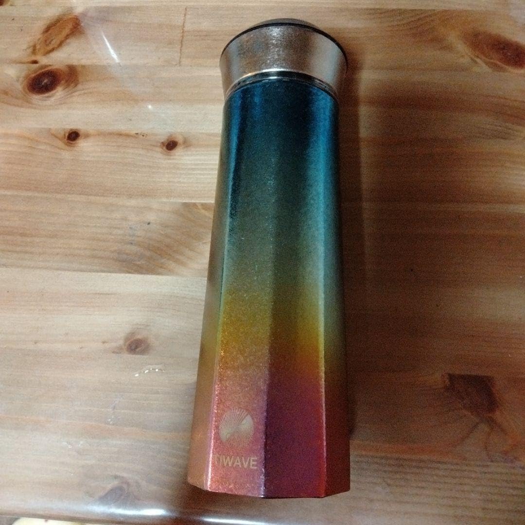 未使用　純チタンボトル　水筒　レインボー色 TIWAVE 高級金属チタンボトル - Kiibidango Strore