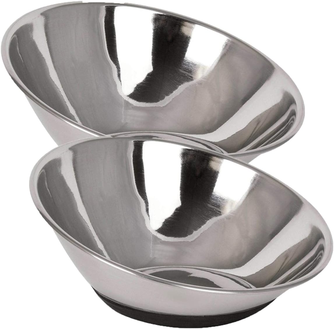 Our PetsCompany 2400012856 Tilt-A-Bowl Stainless Steel, Small/2.5 Cup, 2 Pack