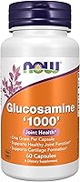 Vista 1 de NOW Suplementos, glucosamina '1000', con certificación de suplemento dietético UL, 0.04 oz por cápsula, 60 cápsulas vegetales