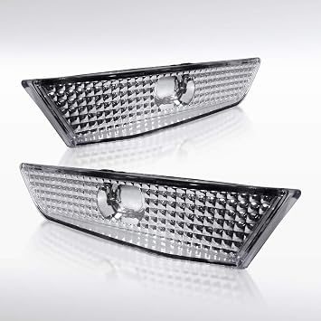 Autozensation Side Marker Lights For 2003-2007 Infiniti G35 Chrome