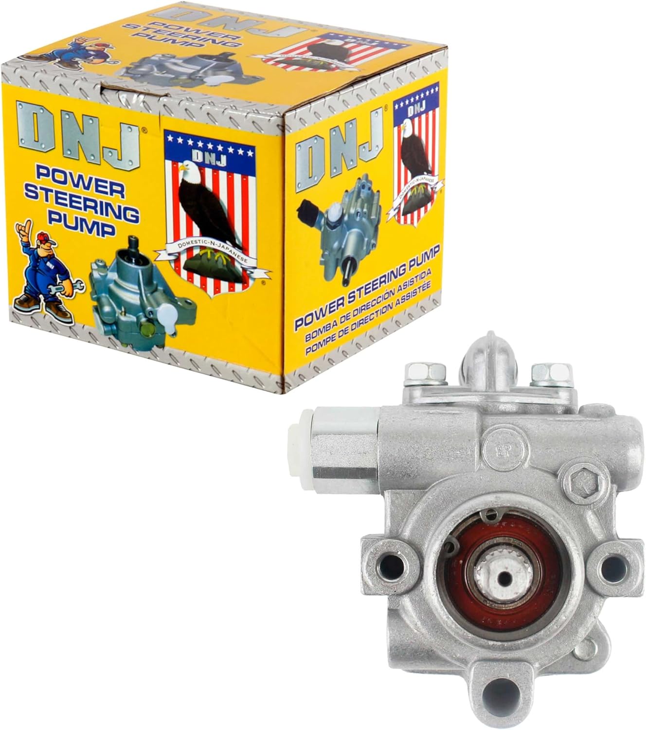 DNJ PSP1360 NEW Power Steering Pump for 1986-1989 Nissan D21 Pathfinder 2.4L L4 8V SOHC 2389cc