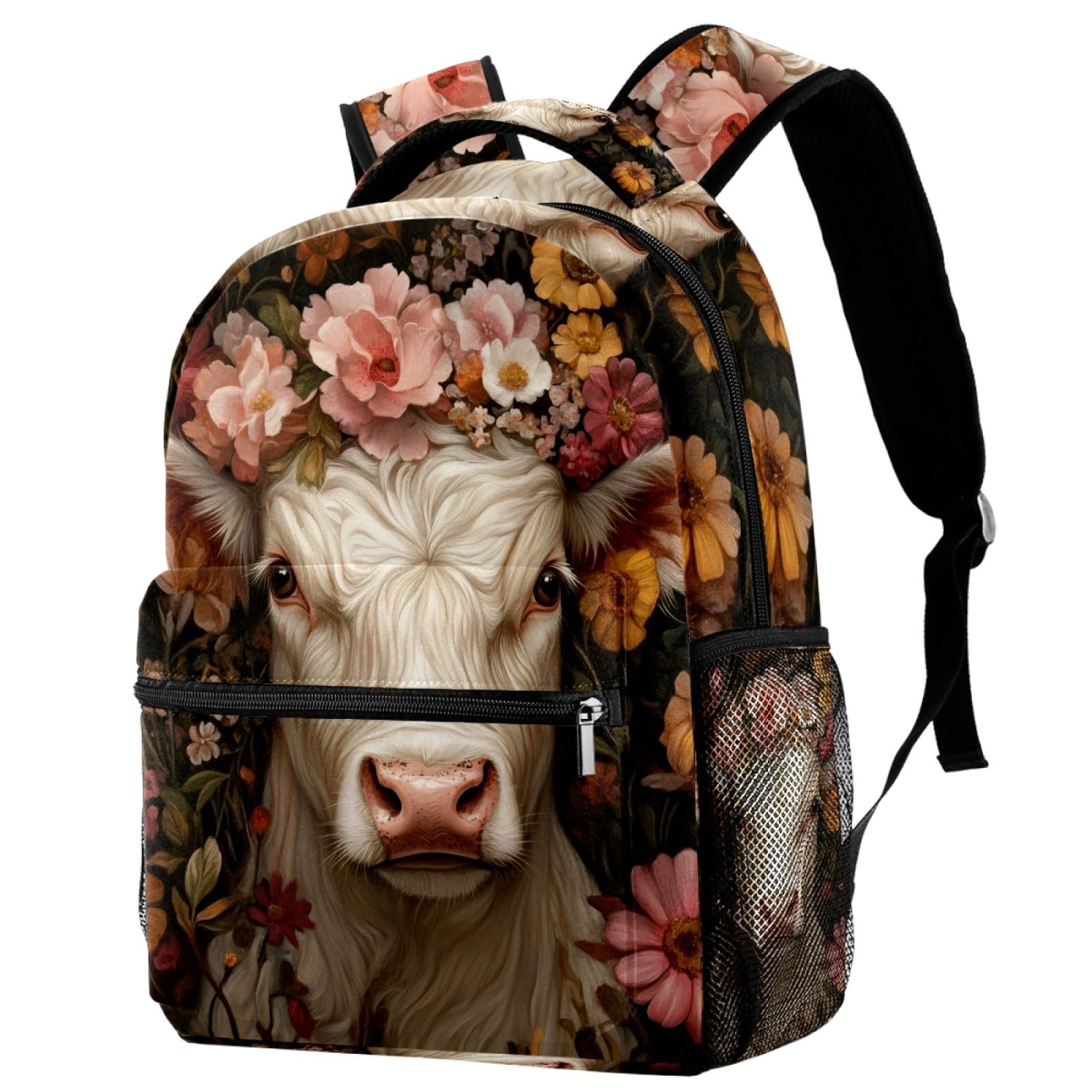Sac à dos d'école multicolore idéal pour le collège et les sorties