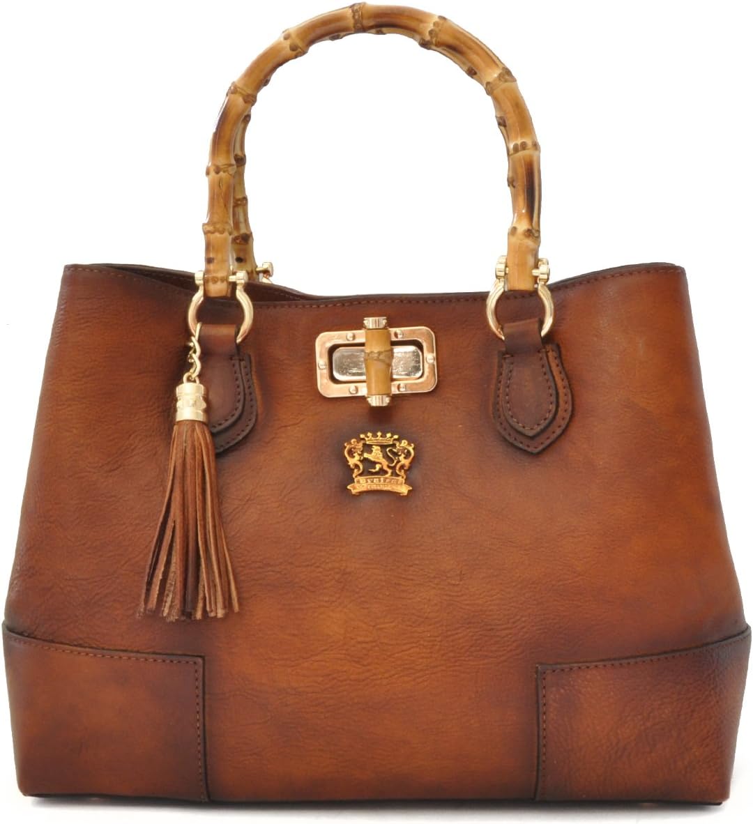 Pratesi Leather Bag for Women Versilia Bruce Handbag in cow leather Made in Italy