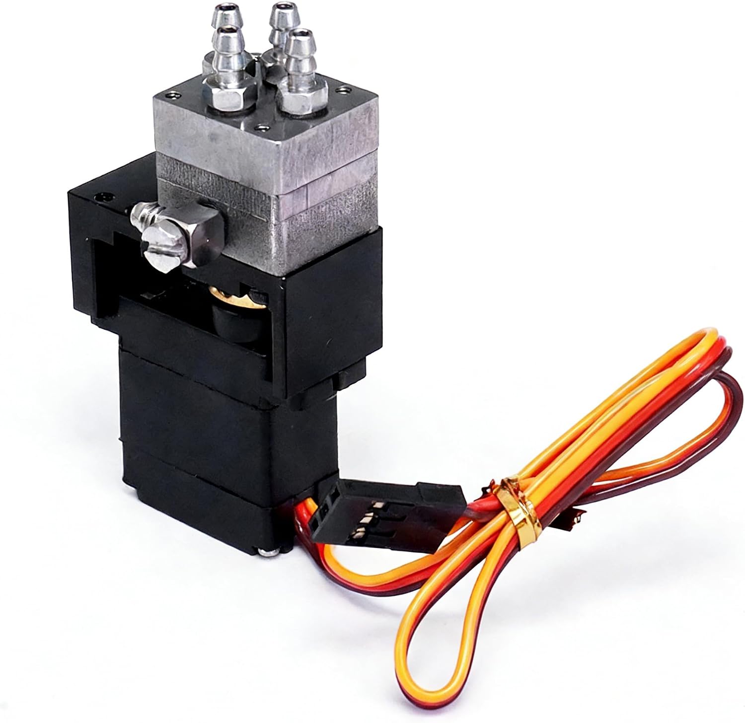 Lesu Metal Distribution Directional Valve 12G Servo for Scale Rc Hydraulic Truck