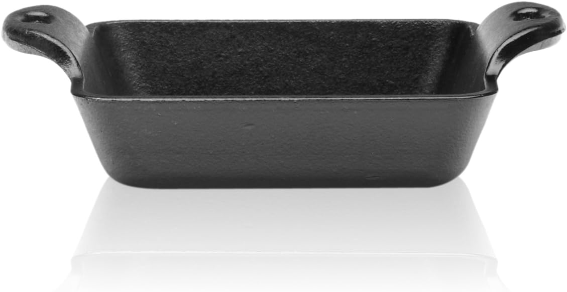 Lodge 10Ounce Square Mini Server, Black Everything Else