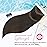 REECHO 28 Straight Long 4 PCS Set Thick Clip in on Hair Extensions -Chocolate Brown